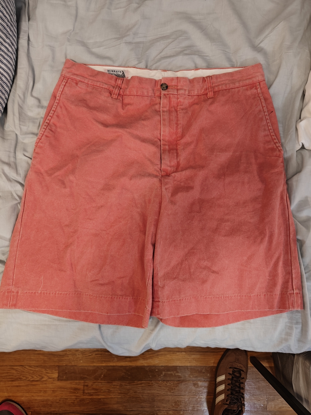 Vintage Murray’s Toggery Shop Nantucket Reds Canvas Shorts Waist 34